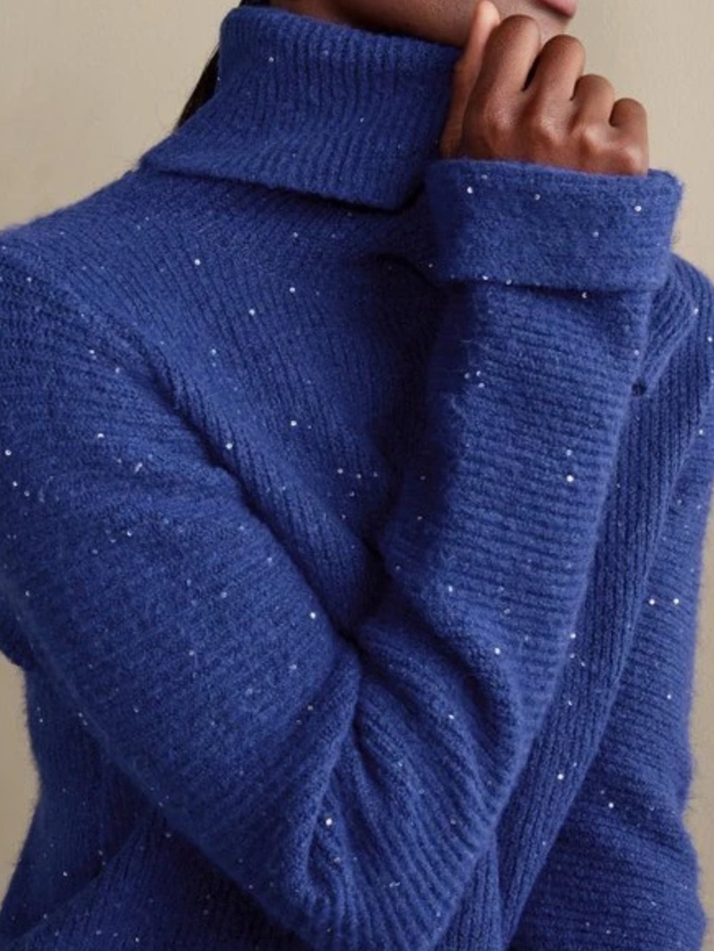 Soft Surroundings Linley Sequin Sweater NWT